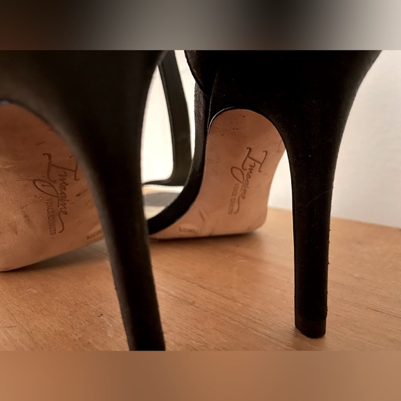 Vince Camuto Imagine Open Toe Black Heels — Women’s 7.5 — Worn only once - Picture 14 of 16